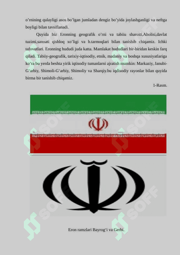 “Eron davlatiga iqdisodiygeografik tavsif” 3
