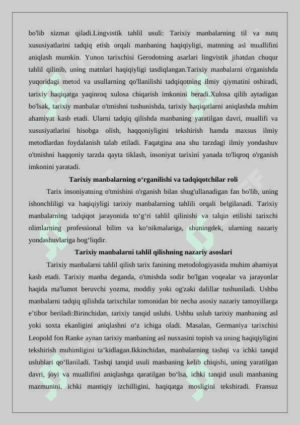 Tarixiy manbalarning umumiy tavsifi 8