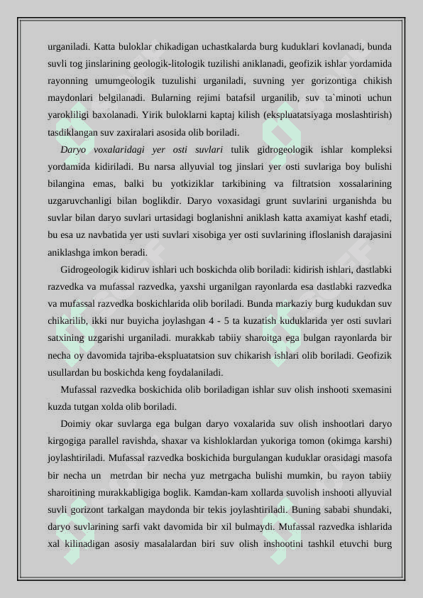 Gruntlar tarkibidagi suv turlari,tasnifi va tavsifi 5