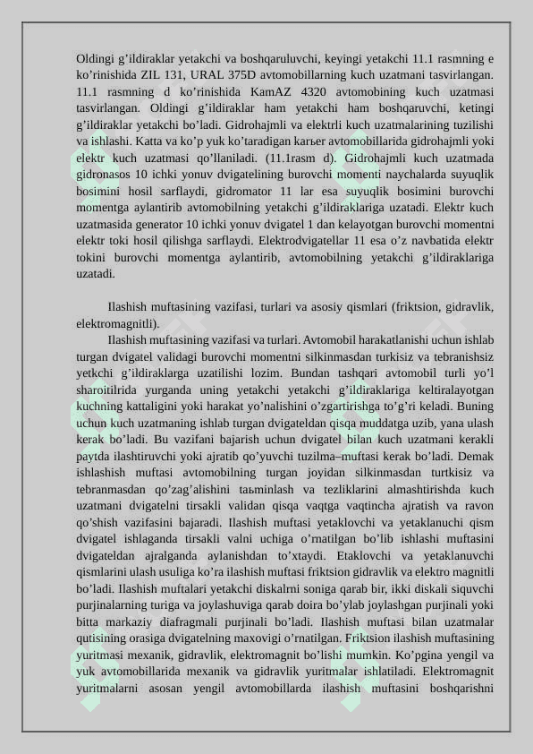 Ilashish karteri yetaklovchi disk detallarini tiklash 4