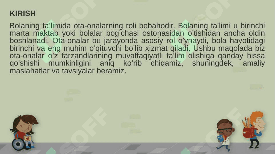 Bolalarni maktabga tayyorlashda ota-ona o’rni 3