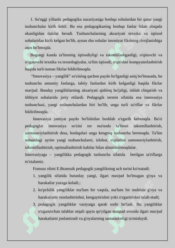 Innovatsion Ta’limda 2