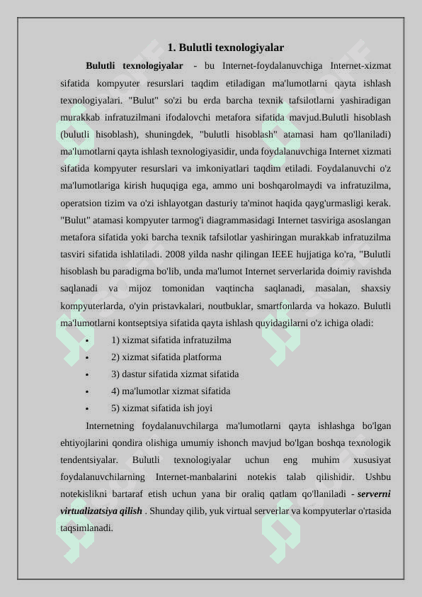 Iqtisodiyotda bulutli texnologiyalarining о‘rni va ahamiyati 2