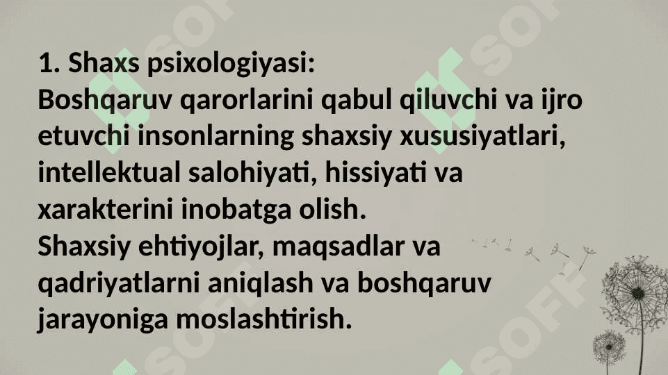 Tashkilotda konfliktlarning psixologik sabablarini tushuntiring 3