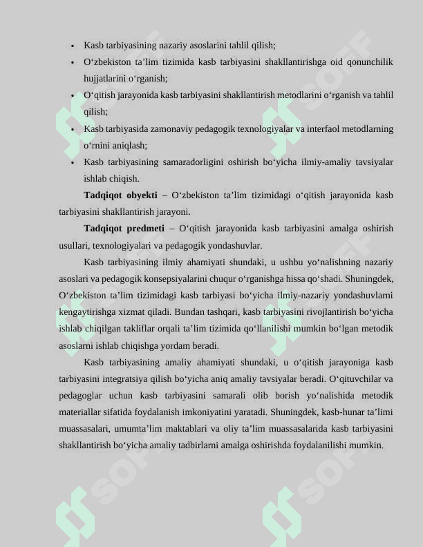 O‘QITISH JARAYONIDA KASB TARBIYASINI BERISH MASALALARI 3