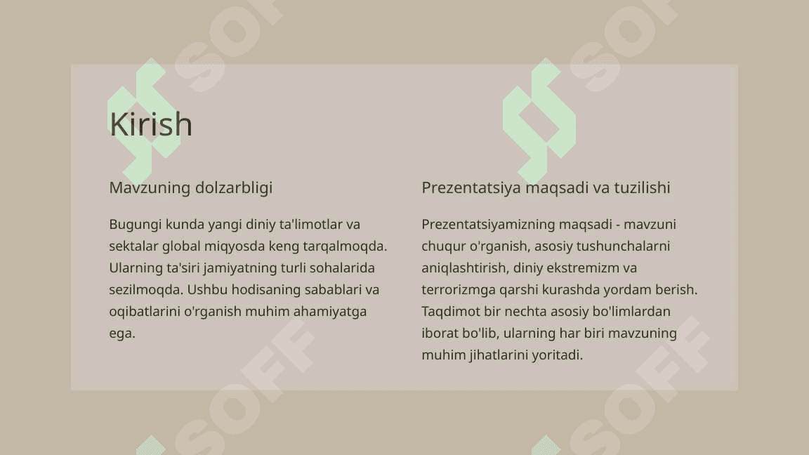 Yangi diniy talimotlar va sektalar 2
