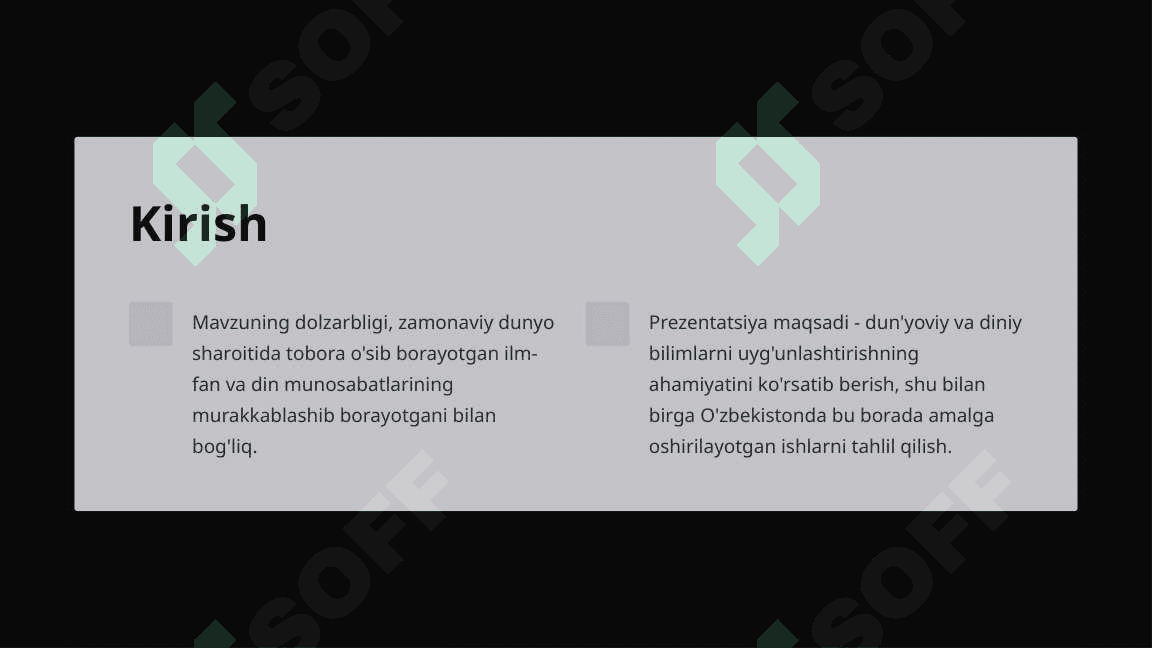 Dun’yoviy va diniy bilimlar mutanosibligini ta’minlashning ahamiyati 2