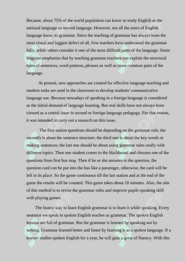 TEACHING ENGLISH GRAMMAR IN CONTEXT 3