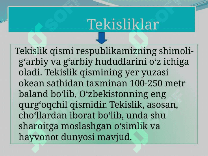 O‘zbekistonning tekislik provinsiyalari 4