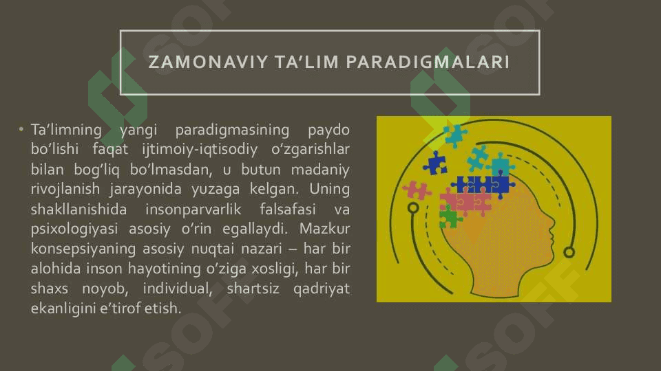 Zamonaviy Ta’lim pradigmalari 6