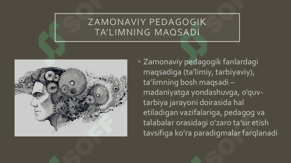 Zamonaviy Ta’lim pradigmalari 8