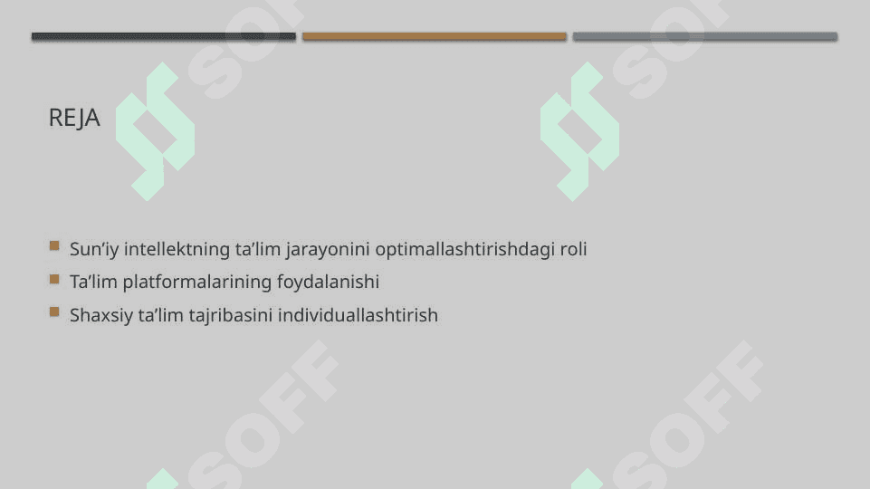 Sun’iy intellektning adaptiv ta’lim platformalarida qo‘llanilishi: ta’lim jarayonini optimallashtirish 2