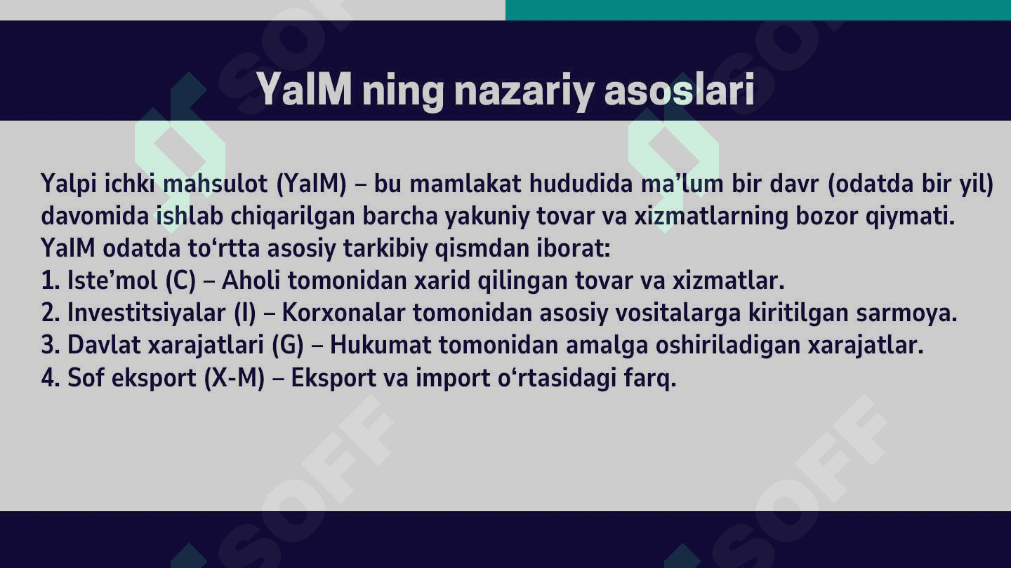Rivojlangan Mamlakatlarda YaIM Tarkibi va Iqtisodiy Modeli 3