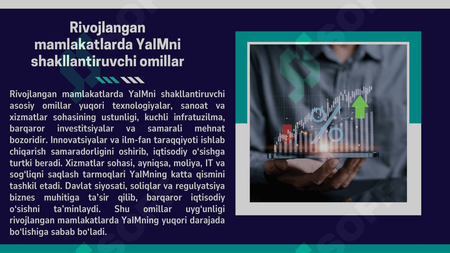 Rivojlangan Mamlakatlarda YaIM Tarkibi va Iqtisodiy Modeli 4