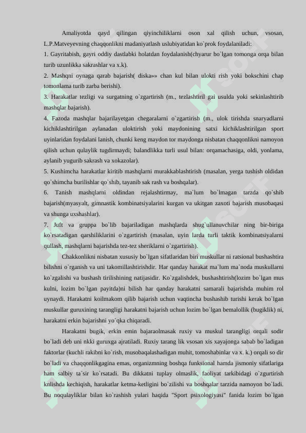 Kuchni rivojlantruvchi mashqlar 6