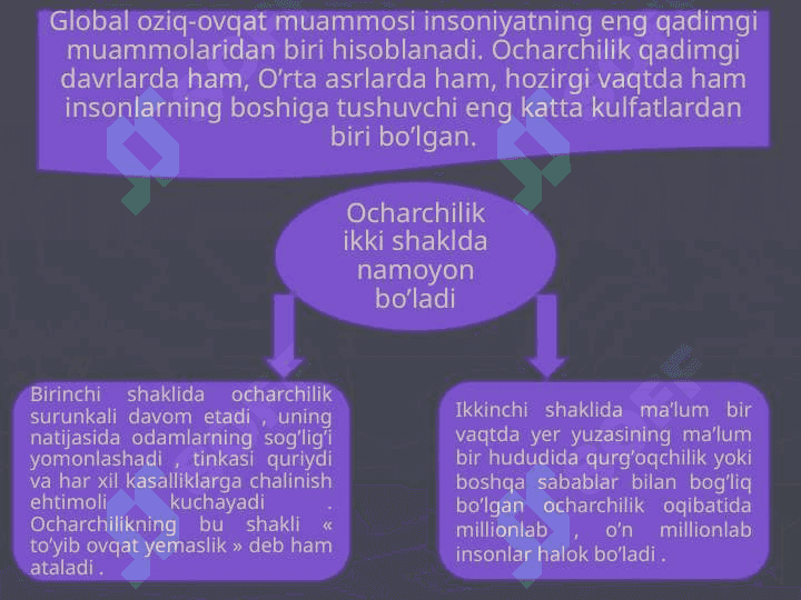 Jahon iqtisodiyotida oziq ovqat muommosi 3