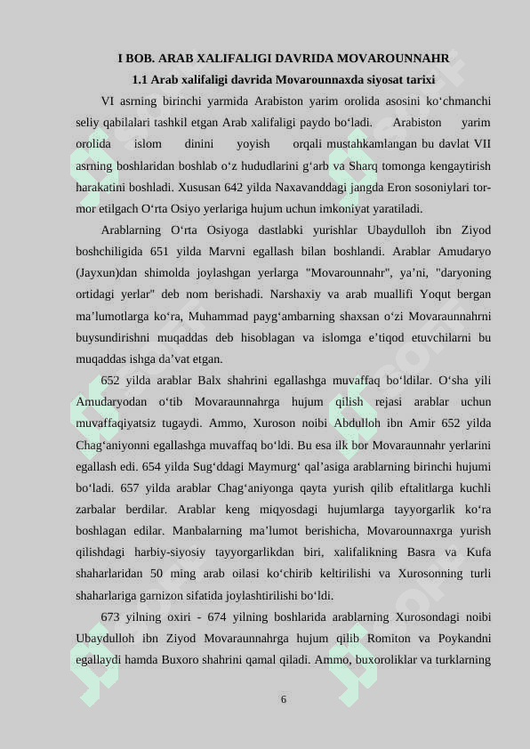 ARAB XALIFALIGI DAVRIDA MOVAROUNNAHR 6