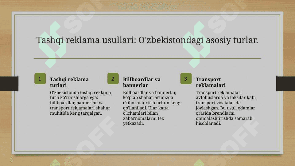 TASHQI REKLAMA HAQIDA 3