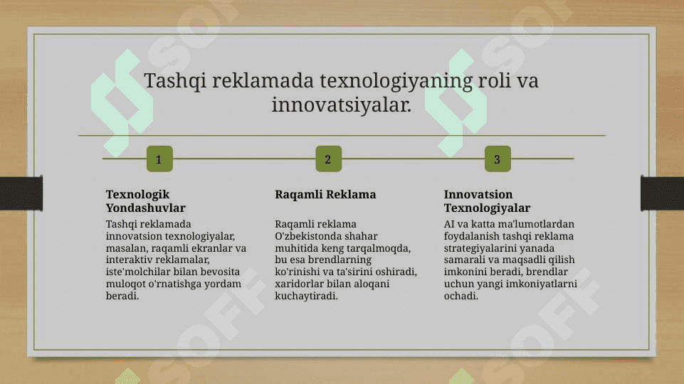 TASHQI REKLAMA HAQIDA 6