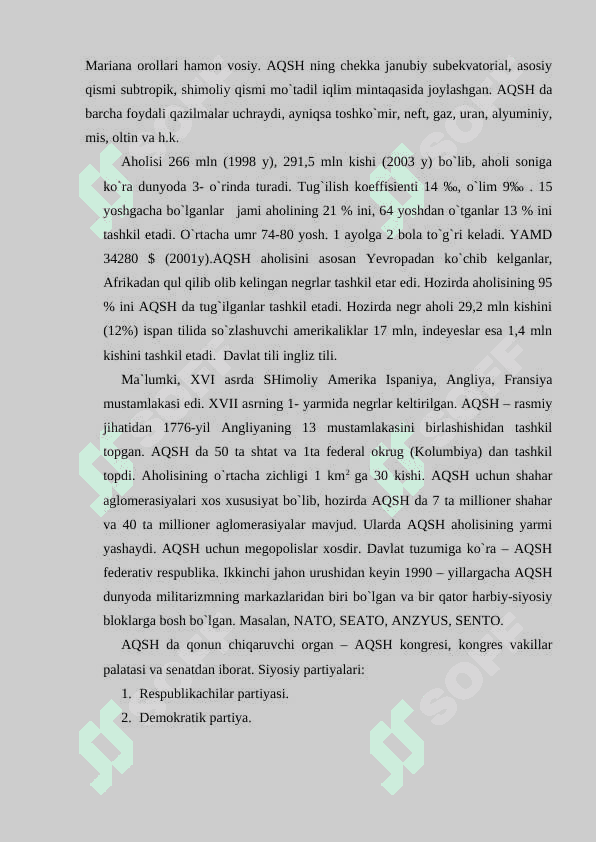 AMERIKA QO`SHMA SHTATLARI STRATEGIYASIAMERIKA QO`SHMA SHTATLARI STRATEGIYASI 4