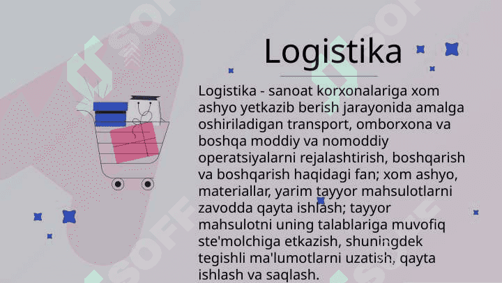 Logistika tizimlarining mikro, makro va mezologik darajalardagi vazifalari hamda tuzilmalari. 3