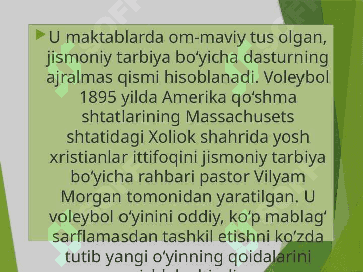 hozirgi kundagi voleybolning rivojlanishi 6