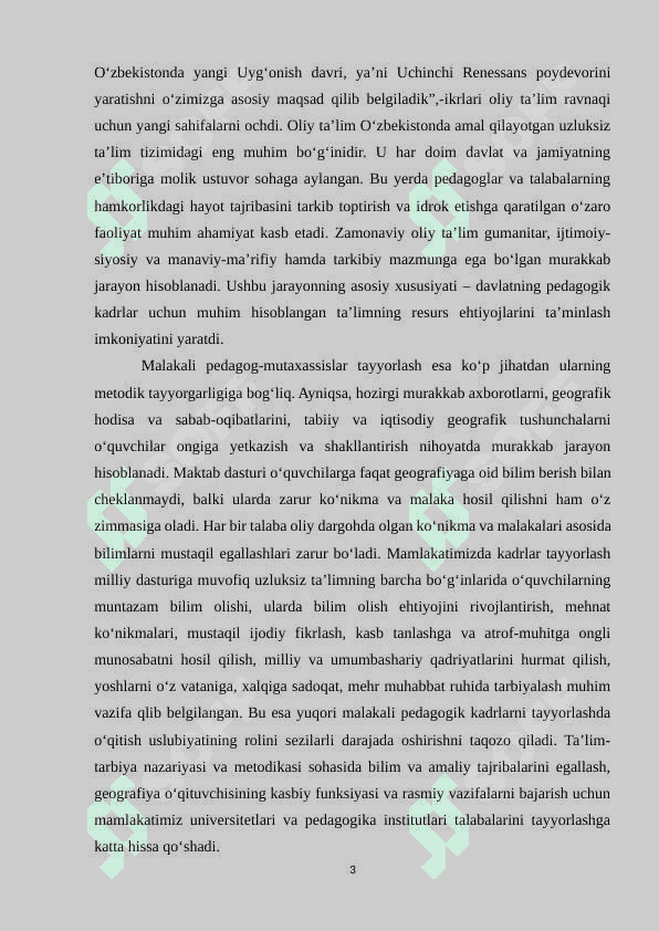 Geografiya taʼlim metodlari 3