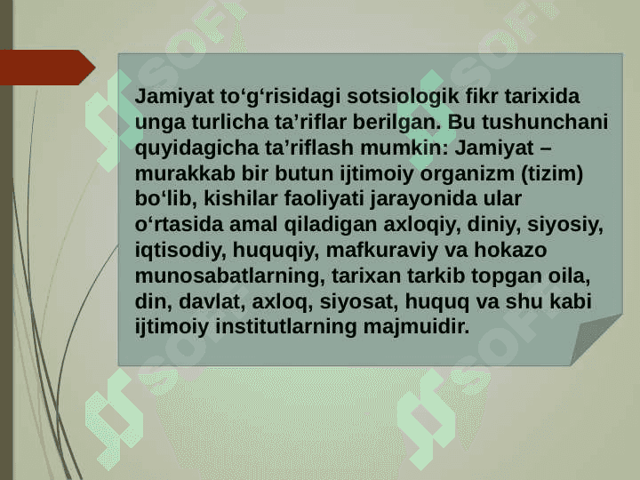 Jamiyat falsafasi va inson falsafasi 4