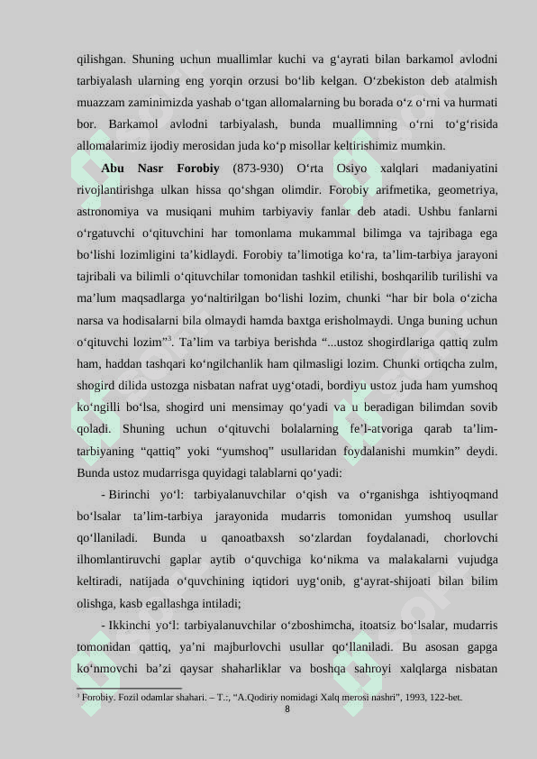 PEDAGOGIK MAHORATNING TARKIBIY QISMLARI 8