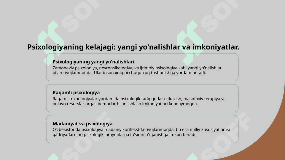 PSIXALOGIYA FANIGA KIRISH. FANNING PREDMETI, RIVOJLANISH TARIXI 8