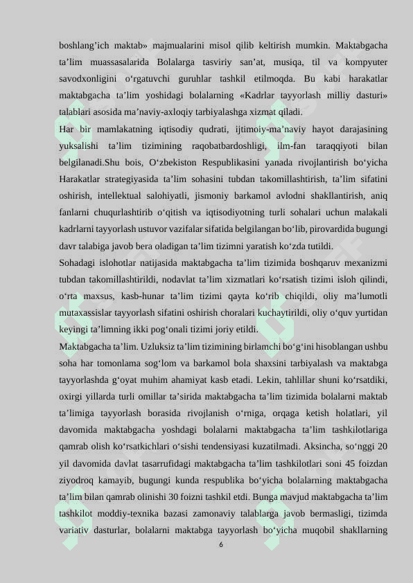 Ta’lim tizimida MTTning tutgan o‘rni va uning istiqbollari 6