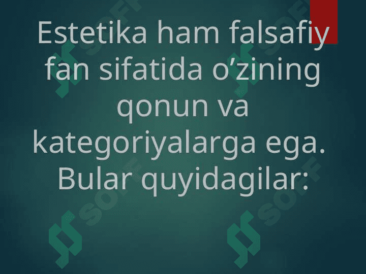 Estetikaning asosiy kategoriyalari 5