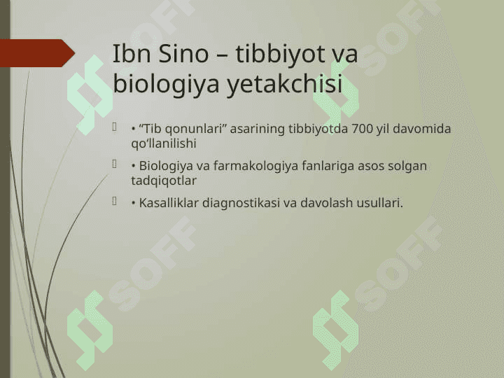 O‘rta Osiyo allomalarining tabiiy fanlarining shakllanishi va rivojlanishi 5