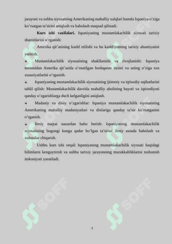 Ispaniyaning mustamlakachilik siyosati 3