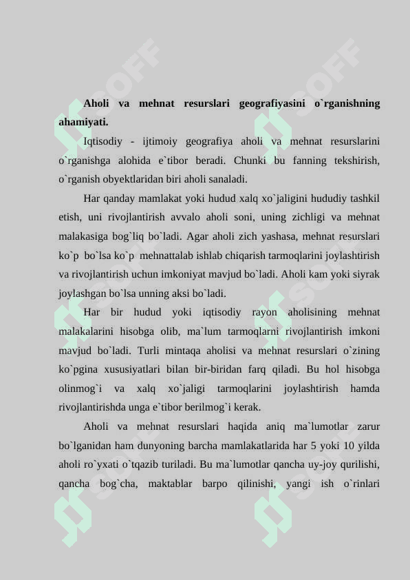 O`zbekistonning aholisi va mehnat resurslari 3