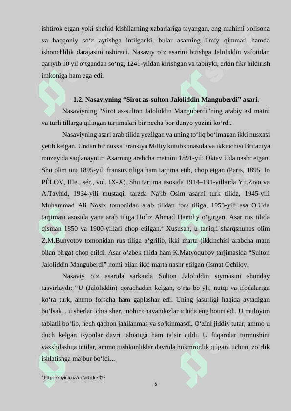 Shahobiddin Muhammad An – Nasaviy. Sulton Jaloliddin Manguberdi hayoti 6