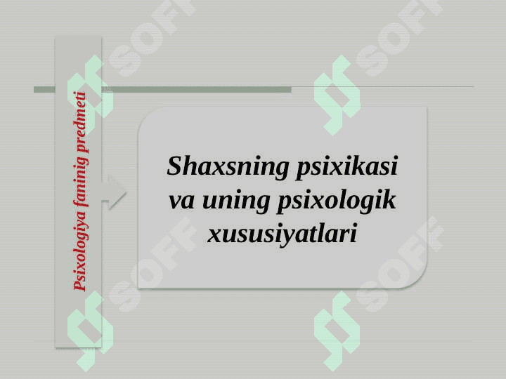 Umumiy psixologiya fanining predmeti, maqsad, vazifalari, tamoyillari  va tadqiqot metodlari 3
