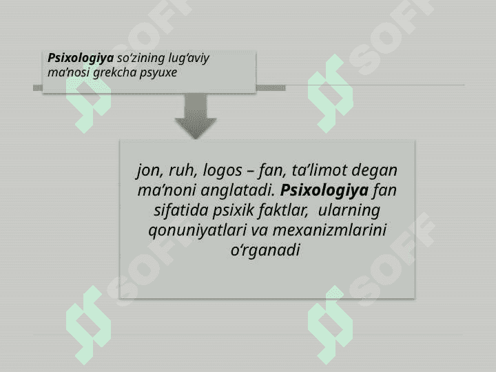 Umumiy psixologiya fanining predmeti, maqsad, vazifalari, tamoyillari  va tadqiqot metodlari 4