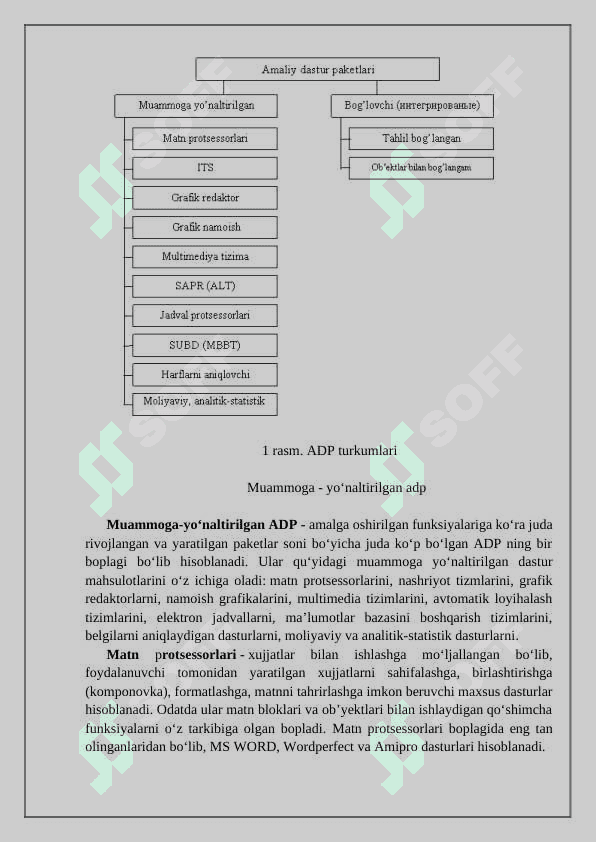 Kirish Avtomatlashtirishda qo`llaniladigan paketlar haqida asosiy tushunchalar.Fanning vazifalari 4