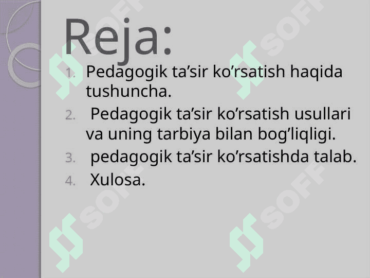 Pedagogik ta’sir ko‘rsatish mahorati 2