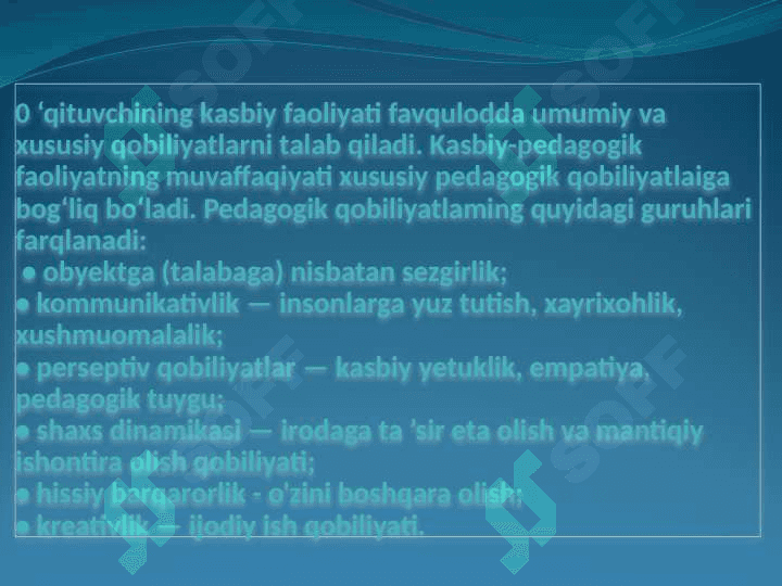 QOBILIYATLAR HAQIDA SHARQ MUTAFFAKIRLARNING FIKRLARI 2