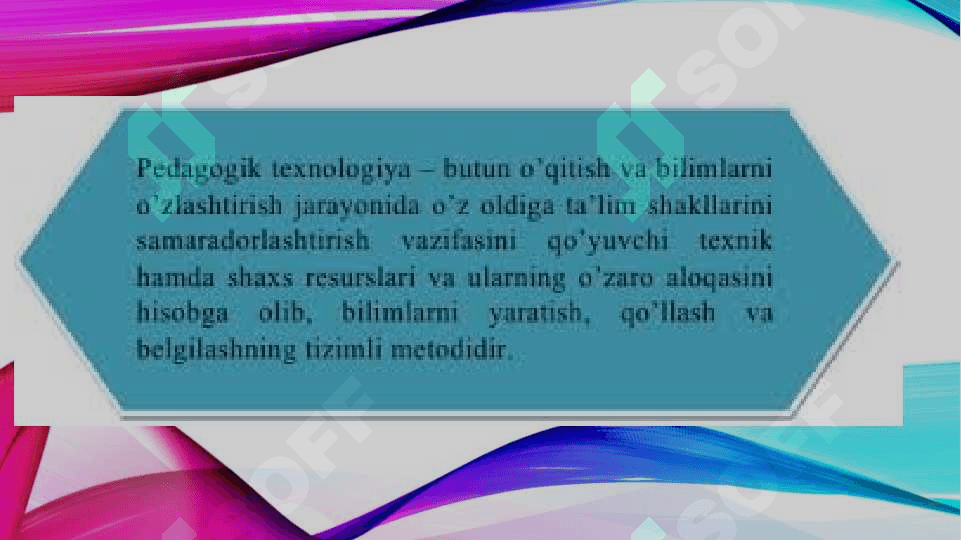O’quv jarayonlarini tashkil etishda zamonaviy  pedagogik texnalogiyalar 3