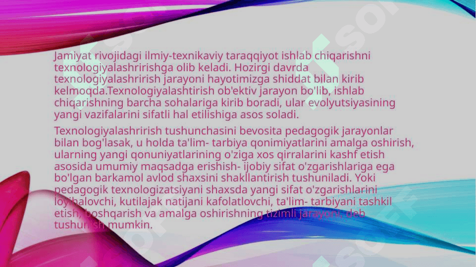 O’quv jarayonlarini tashkil etishda zamonaviy  pedagogik texnalogiyalar 4