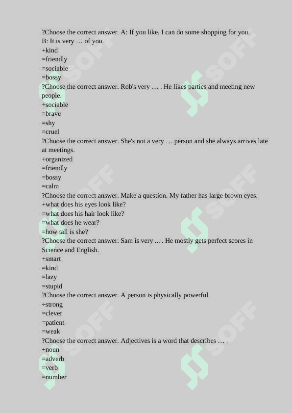 final test 6
