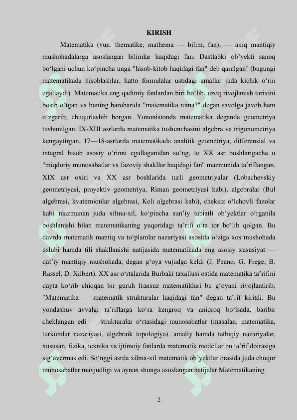 ANIQ INTEGRALNI BOSHLANG‘ICH FUNKSIYANING ORTTIRMASI YORDAMIDA ANIQLASH. ANIQ INTEGRALNI POG‘ONALI FUNKSIYALAR YORDAMIDA ANIQLASH 2