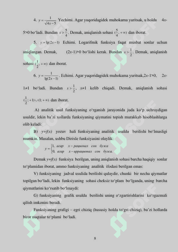 UZLUKSIZ FUNKSIYALAR ALGEBRASI. UZLUKSIZ FUNKSIYANI KO‘PHADLAR QATORIGA YOYISH 7