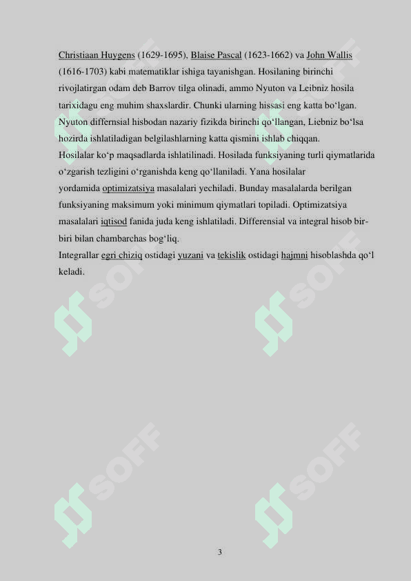 XOSMAS INTEGRALLAR 3