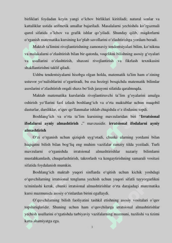 IRRATSIONAL IFODALARNI AYNIY ALMASHTIRISH METODLARI 3
