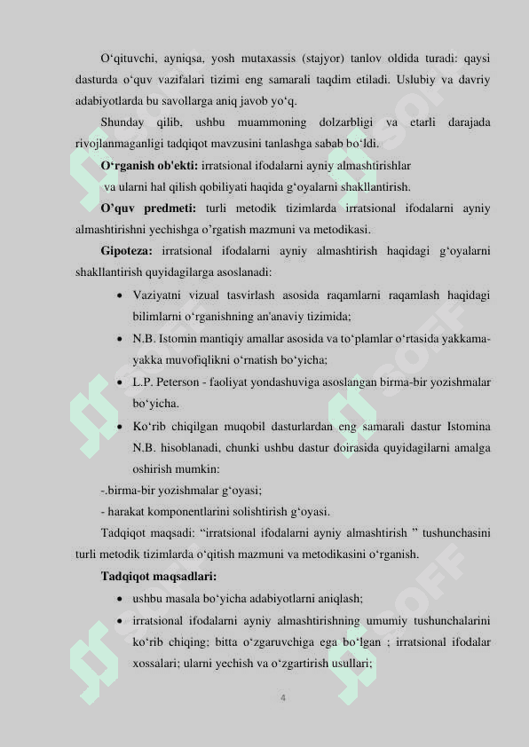 IRRATSIONAL IFODALARNI AYNIY ALMASHTIRISH METODLARI 4