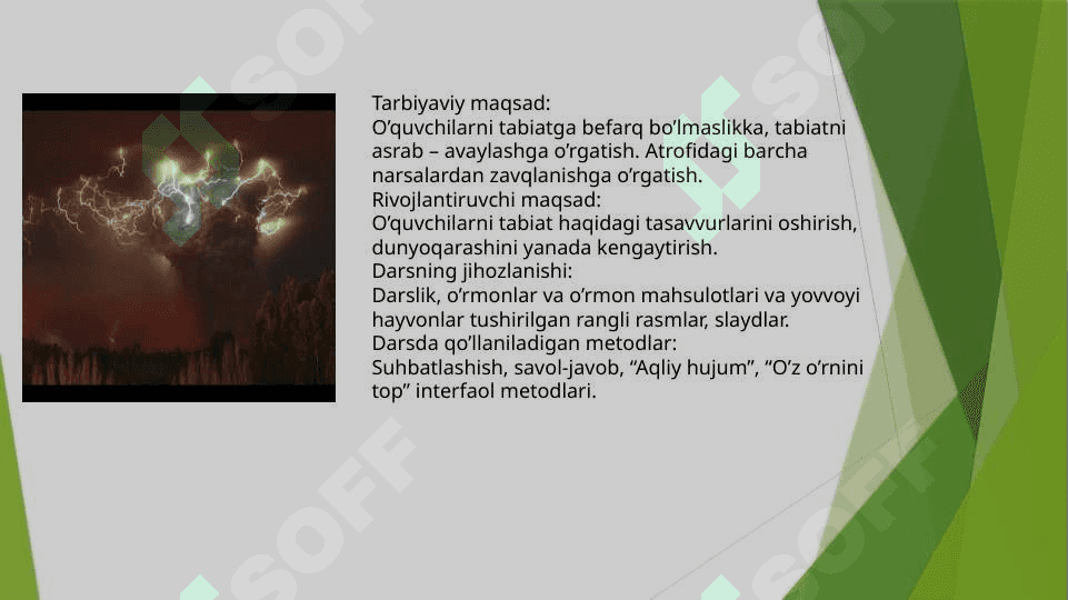 Tabiatdagi takrorlanish hodisalari mavzusida tayyorlagan dars ishlanma taqdimoti 3